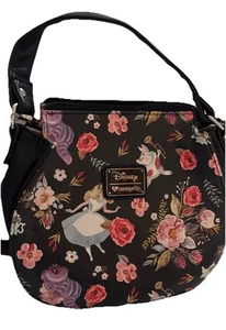 Borsa a tracolla Disney Loungefly Alice nel paese delle meraviglie borsa nera - Foto 1 di 10