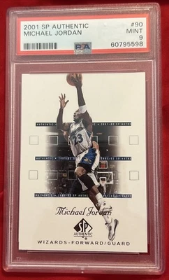 2001 SP Authentic Michael Jordan #90 PSA 9 - Image 1 of 4