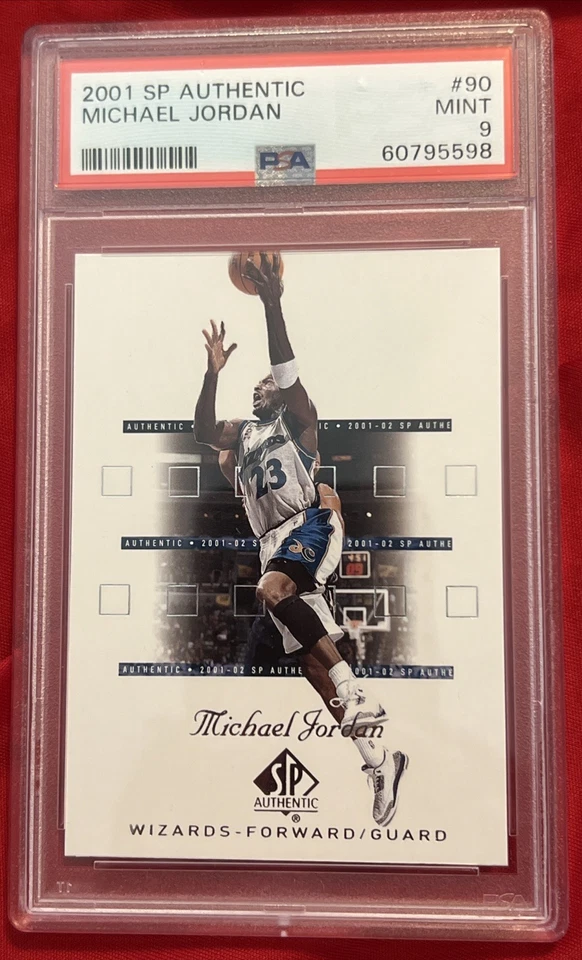 2001 SP Authentic Michael Jordan #90 PSA 9 - Image 1 of 4