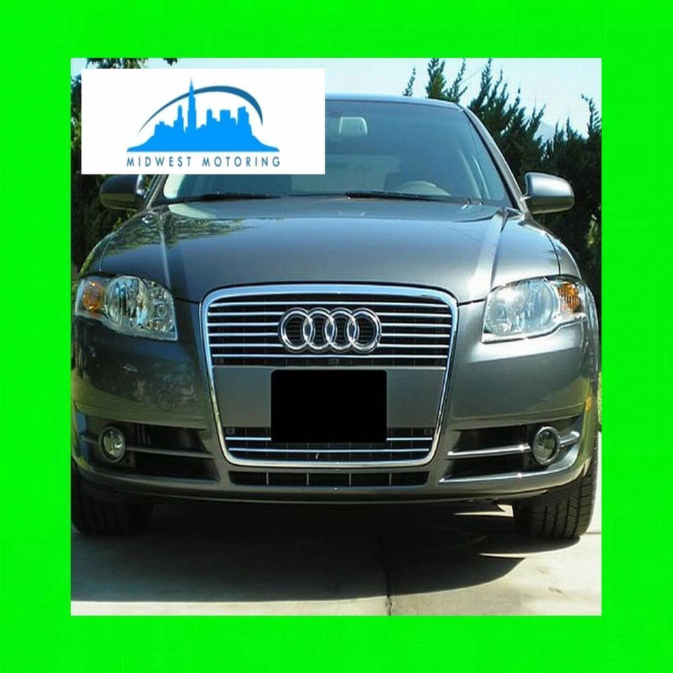 AUDI A4 2005-2008 MOLDURA CROMADA PARA PARRILLA WRNTY B7 B8 2006 2007 05 06 07 08 Foto 1 de 4