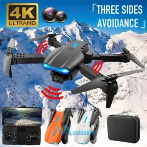 Pro Foldable RC Drones Quadcopter w/ HD Dual Camera 4K 5G GPS Aircraft + Remote - Picture 1 of 58