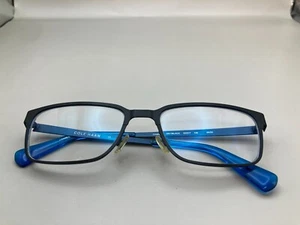 Cole Haan CH4026 001 Men's Black Blue Rectangular Eyeglasses Frames 53-17 140 - Picture 1 of 12