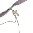Blue Cowboy Collar Necklace Long Fringe Chain Choker Hip Hop Jewelry