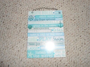 Reglas de playa - Letrero de pared placa arte 6"X8" marca Nicole HERMOSO NUEVO CON ETIQUETAS GRAN REGALO - Imagen 1 de 4