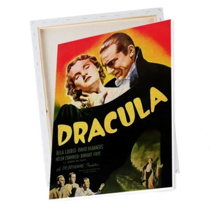 Película de terror de Drácula Lgosi diseño de póster aluminio/lienzo arte de pared regalo - Imagen 1 de 7