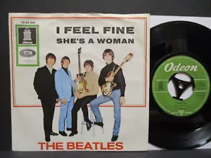 The Beatles 7" : I FEEL FINE / SHE'S A WOMAN = rare 12/1964 - Bild 1 von 3