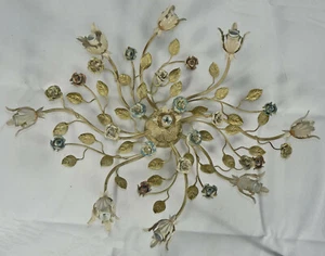 Large Ceiling Light Ceiling Light Wrought Iron Custom Art.443 - Picture 1 of 10