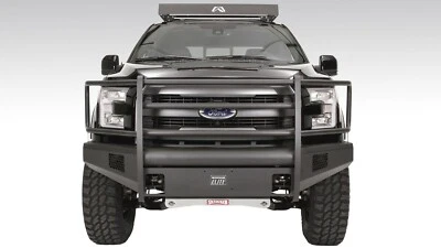 Fab Fours BS Elite Full Guard w/ Tow Hooks Front Bumper for 15-17 Ford F-150 - Imagem 1 de 3