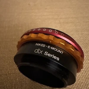 Nikon F Mount To Sony E Mount Camera Lens Adapter - Adapts Sony Camera To Nikon - Picture 1 of 5
