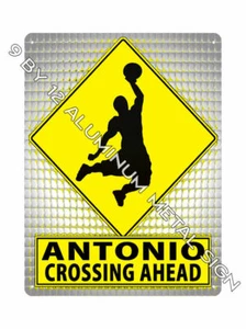 ANTONIO find your name METAL SIGN NBA Basketball SPORTS room decor gift art 779 - Picture 1 of 1