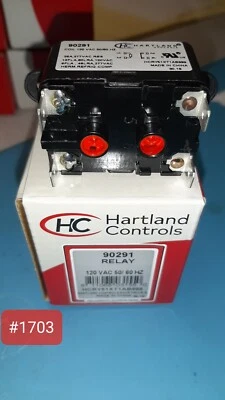 P/N# 90291 SPST-NO 120V General Purpose Fan Relay HARTLAND CONTROLS