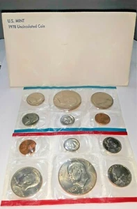 1978 United States Mint Uncirculated Coin Set  - Picture 1 of 1