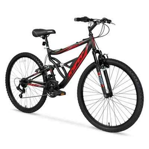 26" Shocker Mountain Bike for Adults 14+,18 Speeds Full Suspension Rear Brakes - Picture 1 of 13