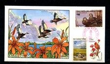 U.S. #OH9 (U839) Milford hand painted Ohio 1990 hunting permit cover