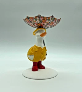 New Bath & Body Works Famous Silly Goose/Duck Umbrella 3-Wick Candle Pedestal - Picture 1 of 5