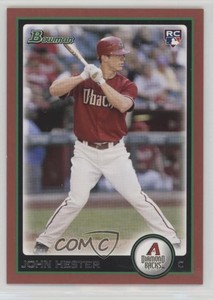 2010 Bowman Draft Red 1/1 John Hester #BDP81 Rookie RC