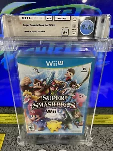 2014 Nintendo Wii U Super Smash Bros. Graded WATA 9.6 A+ Sealed - Picture 1 of 6