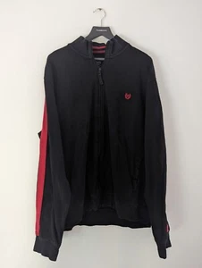 Chaps by Ralph Lauren sweatshirt jacket black Red XXL Full Zip - Picture 1 of 10