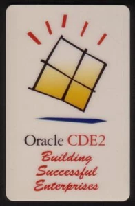 Tarjeta telefónica 25u Oracle CDE2 Logo: 'Construyendo empresas exitosas' - Imagen 1 de 2