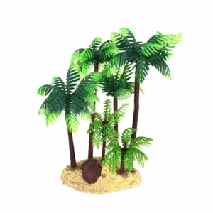 mini landscape decor miniture decoration 14cm Coconut Palm Tree Miniature Plant - Picture 1 of 6