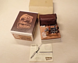 HEDDON FISHING REEL W/ BOX, CASE & ECT. - HERITAGE 30 - CLEAN & WORKS GREAT - Picture 1 of 13