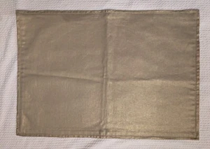 Pottery Barn Set Of 2 Placemats Gold/Beige New! - Picture 1 of 5