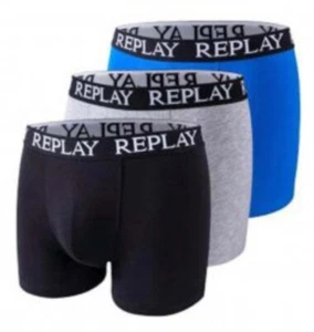 Replay Trunks 3 Pack Men's Designer Boxers shorts briefs underwear size M - Picture 1 of 3