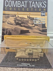 ALTAYA DEAGOSTINI 1/72 M-109A6 PALADIN IRAQ 2003 DIECAST MODEL TANK + MAG - Picture 1 of 3