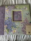 Rare & Vintage ! K & Co. Juliana Scrapbook, beau violet et vert floral