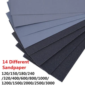 28/36/42/72pcs Sandpaper Set Wet Dry Sanding Paper 120-3000 Grit Sand Paper - Picture 1 of 4