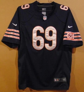 CHICAGO BEARS JARED ALLEN #69 NAVY BLUE NFL JERSEY - Picture 1 of 10