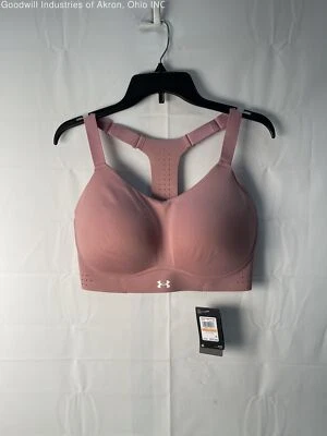 Sutiã esportivo feminino Under Armour blush novo com etiquetas, tamanho. 36DD - Imagem 1 de 3