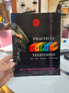 RCA Practical Color Television for the Service Industry 1953 1954 MANUAL PAPER - Picture 1 of 7