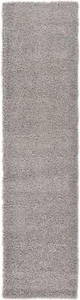 Unique Loom Solid Shag Collection Area Rug (2' 6" x 10' Runner, Cloud Gray) - Picture 1 of 8