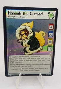 Neopets WOTC 2004 Hannah The Cursed 12/150 Holo Card NM - MINT - Bild 1 von 3