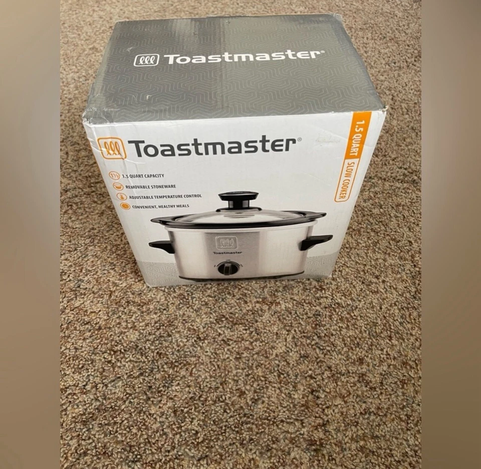 Olla de cocción lenta de acero inoxidable Toastmaster 1,5 cuartos de galón Foto 1 de 1