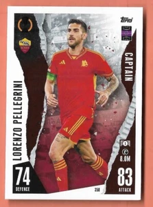 Topps Match Attax 2023-2024 CARD N.358	Lorenzo Pellegrini	AS Roma	Captain - Picture 1 of 1