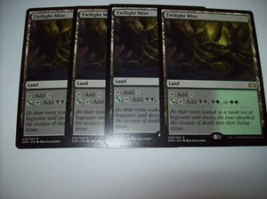 x4 Twilight Mire MTG Double Masters Land Playset NM Free Ship & Tracked - Picture 1 of 4