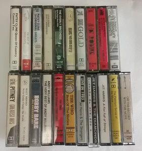Lot of 21 Cassette Tapes of Artists & Songs from 1960s. Various Artists/Albums - Imagen 1 de 10