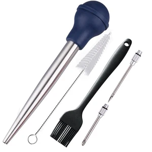 Juego de 5 jeringa baster de pavo para cocinar, rafia inyectora de carne... - Imagen 1 de 9