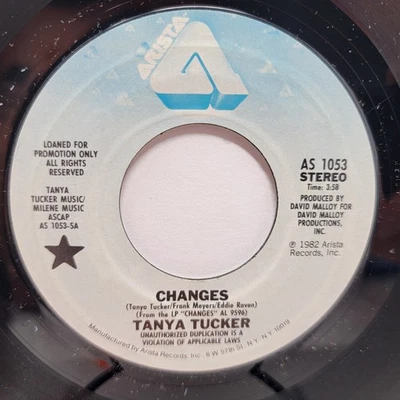 Tanya Tucker Changes 7" 45rpm M- Vinyl 80's Record 45 - Image 1 of 2