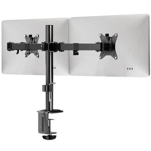 Mount-It! Montaje de monitor dual, brazo de monitor dual para 2 pantallas en escritorio, ajuste... - Imagen 1 de 9