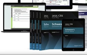 2025 CFA exam prep Kaplan Schweser Notes™ (Level 1) Book 1-4 (Non Paper) - Picture 1 of 1