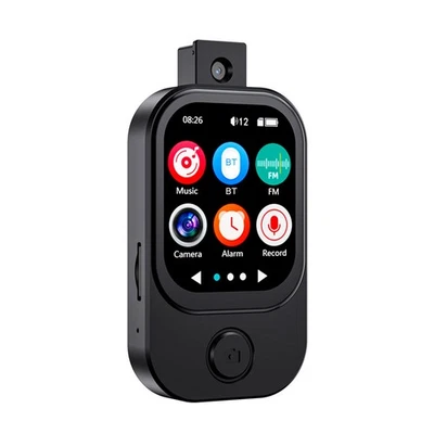 0GB Black MP3 Music Player With Camera 2.01in Touchscreen Metal Frame Portable M - Image 1 of 4