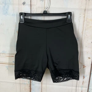 Butt enhancer Boy Short Briefs Lace Trim Black Size M - Picture 1 of 8
