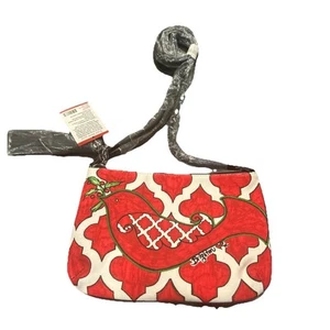 Brighton Love Dove Pouch Red Christmas Crossbody Purse Bag NWT NEW With Tags - Picture 1 of 5