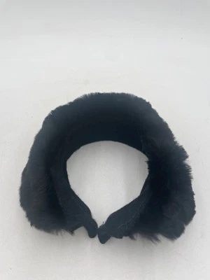 Accesorio de cuello de piel sintética negro victoriano vintage para mujer Foto 1 de 3