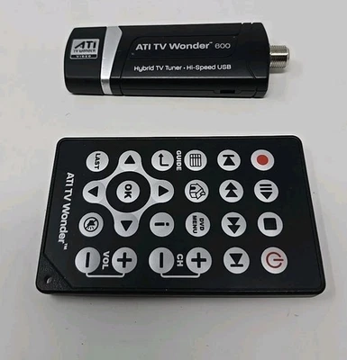 Diamond ATI TV Wonder HD 600 USB 2.0 TV Tuner Video Capture Device Plus Remote - Image 1 of 2