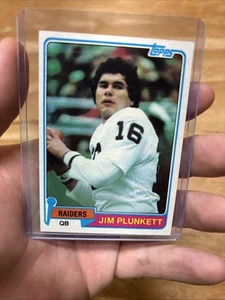 1981 Topps #135 Jim Plunkett - Raiders EX - Imagen 1 de 2
