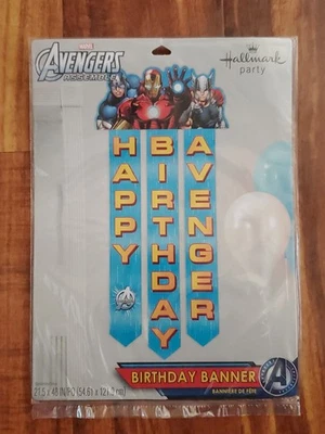 VENGADORES Montar Fiesta Banner Cumpleaños Marvel Héroes Decoración Sello Foto 1 de 2